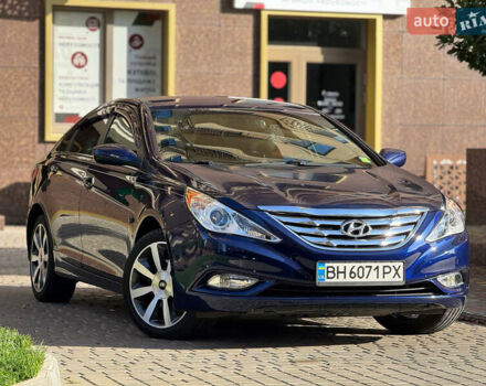 Синій Хендай Соната, об'ємом двигуна 2.36 л та пробігом 200 тис. км за 7500 $, фото 4 на Automoto.ua