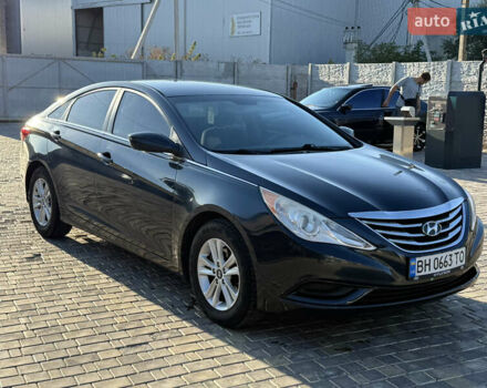 Синій Хендай Соната, об'ємом двигуна 2.4 л та пробігом 252 тис. км за 7200 $, фото 1 на Automoto.ua
