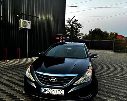 Синий Хендай Соната, объемом двигателя 2.4 л и пробегом 63 тыс. км за 9000 $, фото 2 на Automoto.ua