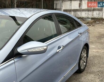 Синий Хендай Соната, объемом двигателя 2.36 л и пробегом 115 тыс. км за 11300 $, фото 2 на Automoto.ua