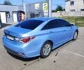 Синий Хендай Соната, объемом двигателя 2.4 л и пробегом 158 тыс. км за 9700 $, фото 3 на Automoto.ua