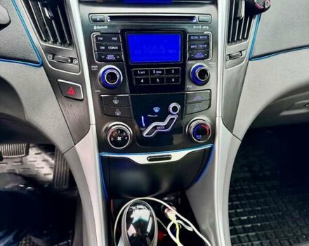 Синий Хендай Соната, объемом двигателя 2.4 л и пробегом 196 тыс. км за 7800 $, фото 14 на Automoto.ua