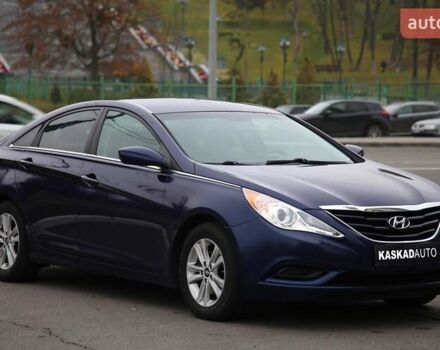 Синий Хендай Соната, объемом двигателя 2.4 л и пробегом 188 тыс. км за 8500 $, фото 2 на Automoto.ua