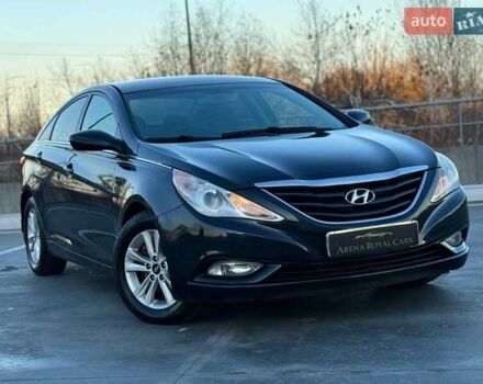 Синий Хендай Соната, объемом двигателя 2.4 л и пробегом 193 тыс. км за 8990 $, фото 1 на Automoto.ua