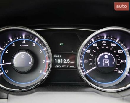 Синий Хендай Соната, объемом двигателя 2.4 л и пробегом 188 тыс. км за 8500 $, фото 14 на Automoto.ua