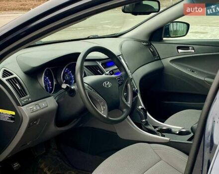 Синий Хендай Соната, объемом двигателя 2.36 л и пробегом 129 тыс. км за 8990 $, фото 15 на Automoto.ua