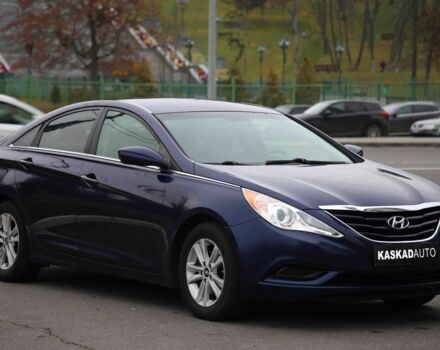 Синий Хендай Соната, объемом двигателя 2.4 л и пробегом 188 тыс. км за 8500 $, фото 2 на Automoto.ua