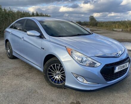 Синий Хендай Соната, объемом двигателя 2.4 л и пробегом 126 тыс. км за 9000 $, фото 2 на Automoto.ua