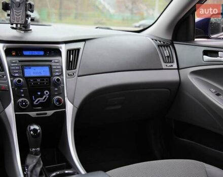 Синий Хендай Соната, объемом двигателя 2.4 л и пробегом 188 тыс. км за 8500 $, фото 12 на Automoto.ua