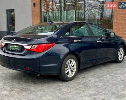 Синий Хендай Соната, объемом двигателя 2.36 л и пробегом 129 тыс. км за 8990 $, фото 12 на Automoto.ua