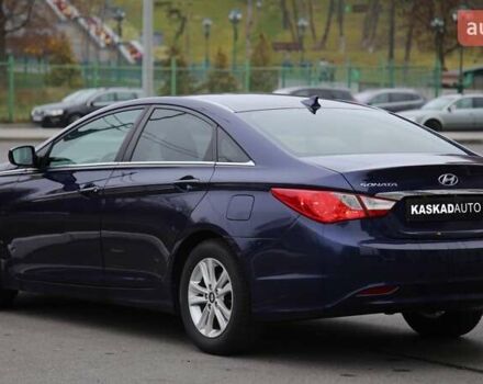 Синий Хендай Соната, объемом двигателя 2.4 л и пробегом 188 тыс. км за 8500 $, фото 3 на Automoto.ua