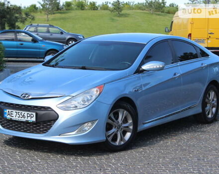 Синий Хендай Соната, объемом двигателя 2.4 л и пробегом 190 тыс. км за 9990 $, фото 3 на Automoto.ua
