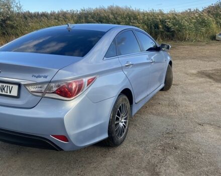 Синий Хендай Соната, объемом двигателя 2.4 л и пробегом 126 тыс. км за 9000 $, фото 3 на Automoto.ua