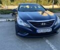 Синий Хендай Соната, объемом двигателя 2.4 л и пробегом 182 тыс. км за 7700 $, фото 1 на Automoto.ua