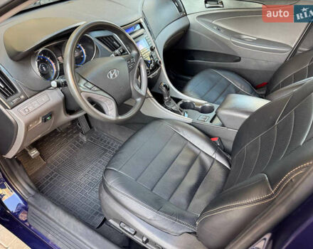 Синій Хендай Соната, об'ємом двигуна 2.36 л та пробігом 200 тис. км за 7500 $, фото 13 на Automoto.ua