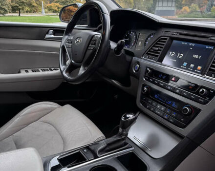 Синий Хендай Соната, объемом двигателя 2.36 л и пробегом 174 тыс. км за 12500 $, фото 24 на Automoto.ua