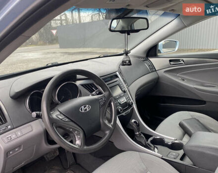 Синий Хендай Соната, объемом двигателя 2.4 л и пробегом 256 тыс. км за 10200 $, фото 7 на Automoto.ua
