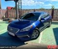 Синий Хендай Соната, объемом двигателя 2.4 л и пробегом 170 тыс. км за 8600 $, фото 1 на Automoto.ua
