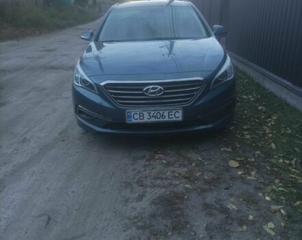 Синий Хендай Соната, объемом двигателя 2.4 л и пробегом 144 тыс. км за 12500 $, фото 14 на Automoto.ua