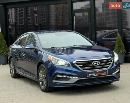 Синий Хендай Соната, объемом двигателя 2.36 л и пробегом 170 тыс. км за 9500 $, фото 2 на Automoto.ua