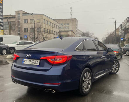 Синій Хендай Соната, об'ємом двигуна 2.36 л та пробігом 160 тис. км за 10000 $, фото 1 на Automoto.ua