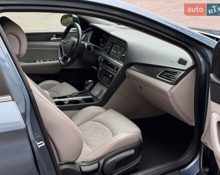 Синий Хендай Соната, объемом двигателя 2.36 л и пробегом 174 тыс. км за 12500 $, фото 21 на Automoto.ua