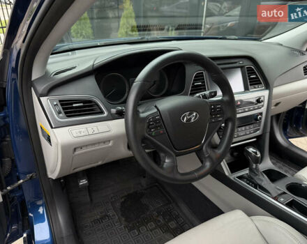 Синий Хендай Соната, объемом двигателя 2.36 л и пробегом 170 тыс. км за 9500 $, фото 12 на Automoto.ua
