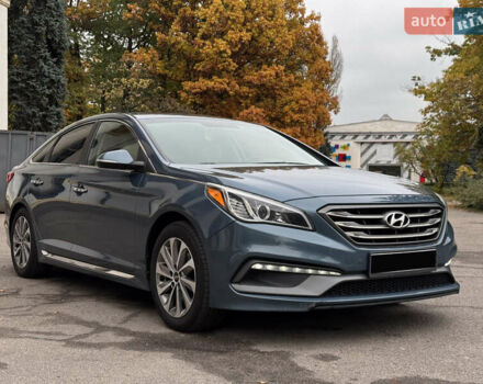 Синий Хендай Соната, объемом двигателя 2.36 л и пробегом 174 тыс. км за 12500 $, фото 7 на Automoto.ua