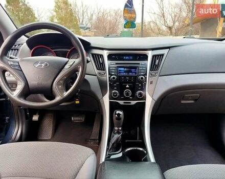 Синий Хендай Соната, объемом двигателя 2.4 л и пробегом 127 тыс. км за 8000 $, фото 3 на Automoto.ua