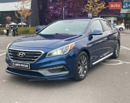 Хендай Соната 2014 у Києві на Automoto.ua Синій Хендай Соната, об'ємом двигуна 2.36 л та пробігом 176 тис. км за 15490 $, фото 3 на Automoto.ua
