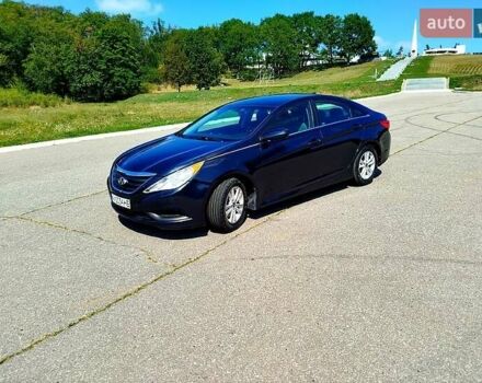Синий Хендай Соната, объемом двигателя 2.4 л и пробегом 127 тыс. км за 8000 $, фото 5 на Automoto.ua