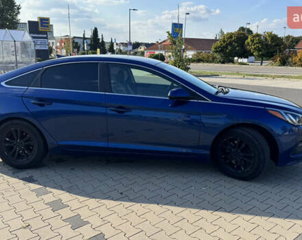Синий Хендай Соната, объемом двигателя 2.36 л и пробегом 175 тыс. км за 8999 $, фото 3 на Automoto.ua