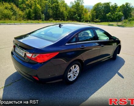 Синий Хендай Соната, объемом двигателя 2.4 л и пробегом 127 тыс. км за 8000 $, фото 2 на Automoto.ua
