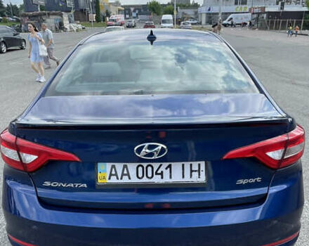 Синий Хендай Соната, объемом двигателя 2.36 л и пробегом 81 тыс. км за 11499 $, фото 13 на Automoto.ua