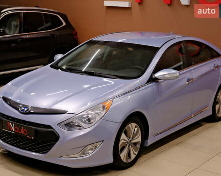 Синий Хендай Соната, объемом двигателя 2.4 л и пробегом 186 тыс. км за 8900 $, фото 2 на Automoto.ua