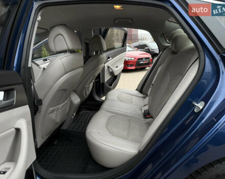 Синий Хендай Соната, объемом двигателя 2.36 л и пробегом 170 тыс. км за 9500 $, фото 16 на Automoto.ua