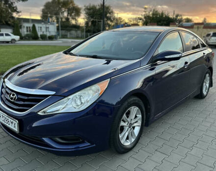 Синий Хендай Соната, объемом двигателя 2.36 л и пробегом 202 тыс. км за 8700 $, фото 4 на Automoto.ua