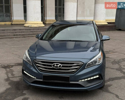 Синий Хендай Соната, объемом двигателя 2.36 л и пробегом 174 тыс. км за 12500 $, фото 6 на Automoto.ua