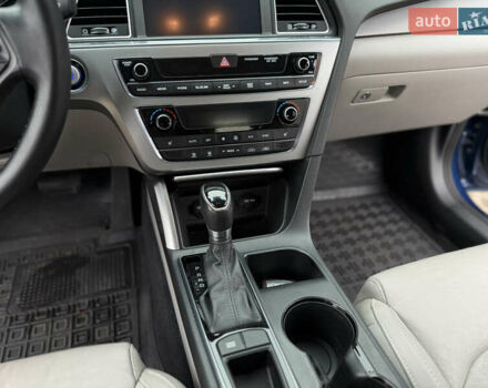 Синий Хендай Соната, объемом двигателя 2.36 л и пробегом 170 тыс. км за 9500 $, фото 25 на Automoto.ua