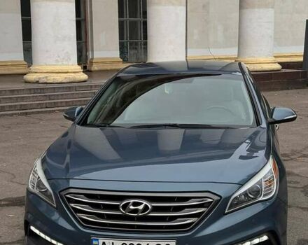 Синий Хендай Соната, объемом двигателя 2.36 л и пробегом 174 тыс. км за 12500 $, фото 5 на Automoto.ua