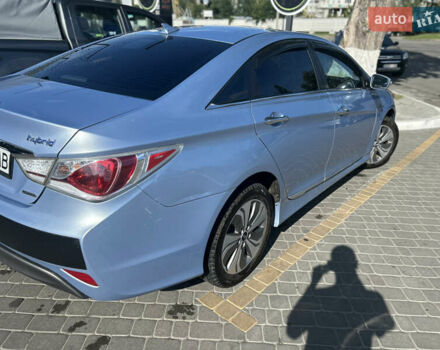 Синий Хендай Соната, объемом двигателя 2.36 л и пробегом 166 тыс. км за 9300 $, фото 2 на Automoto.ua