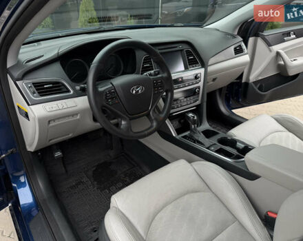 Синий Хендай Соната, объемом двигателя 2.36 л и пробегом 170 тыс. км за 9500 $, фото 11 на Automoto.ua