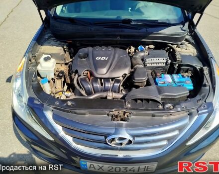 Синий Хендай Соната, объемом двигателя 2.4 л и пробегом 127 тыс. км за 8000 $, фото 3 на Automoto.ua