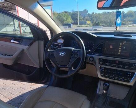 Синій Хендай Соната, об'ємом двигуна 2 л та пробігом 150 тис. км за 11800 $, фото 7 на Automoto.ua