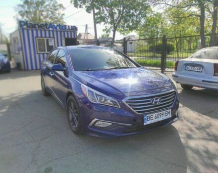 Синий Хендай Соната, объемом двигателя 2.4 л и пробегом 256 тыс. км за 7973 $, фото 1 на Automoto.ua
