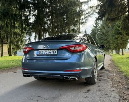 Синій Хендай Соната, об'ємом двигуна 2 л та пробігом 181 тис. км за 11000 $, фото 3 на Automoto.ua