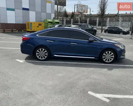 Синий Хендай Соната, объемом двигателя 2.36 л и пробегом 145 тыс. км за 10500 $, фото 15 на Automoto.ua