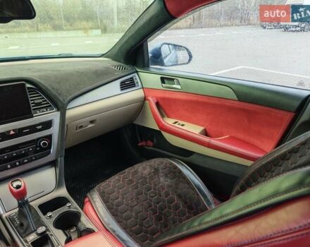 Синий Хендай Соната, объемом двигателя 2.36 л и пробегом 100 тыс. км за 9999 $, фото 12 на Automoto.ua