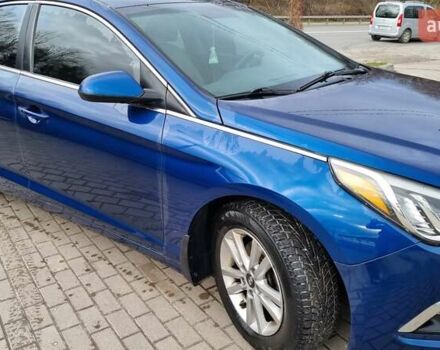 Синий Хендай Соната, объемом двигателя 2.36 л и пробегом 110 тыс. км за 8450 $, фото 4 на Automoto.ua