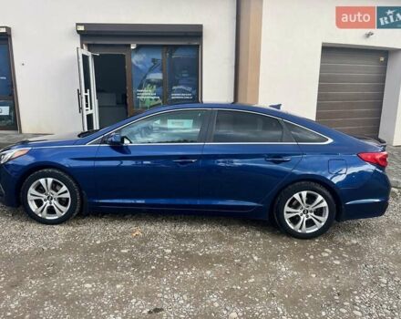 Синій Хендай Соната, об'ємом двигуна 2.4 л та пробігом 127 тис. км за 10500 $, фото 3 на Automoto.ua